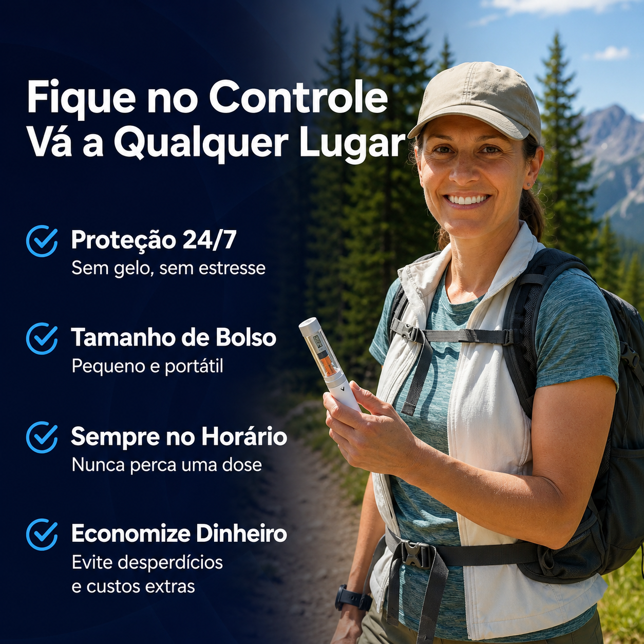 Fique no controle e vá a qualquer lugar